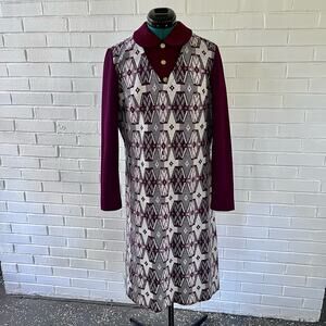 Vintage 70s R&K Knits polyester midi dress